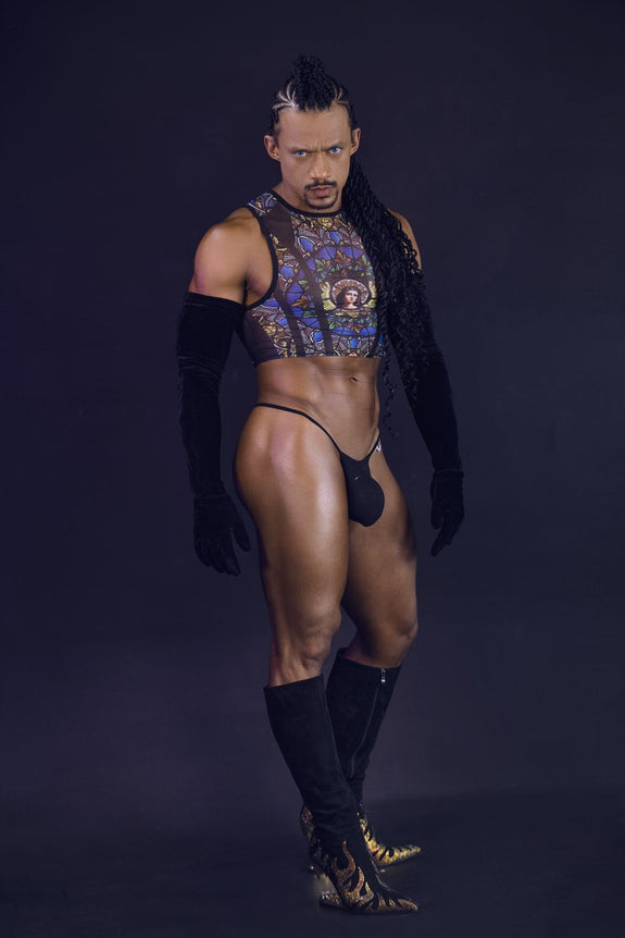 CandyMan 99805 Stained Glass Tank Top - SomethingTrendy.com