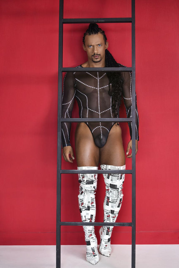 CandyMan 99816 Mesh Bodysuit