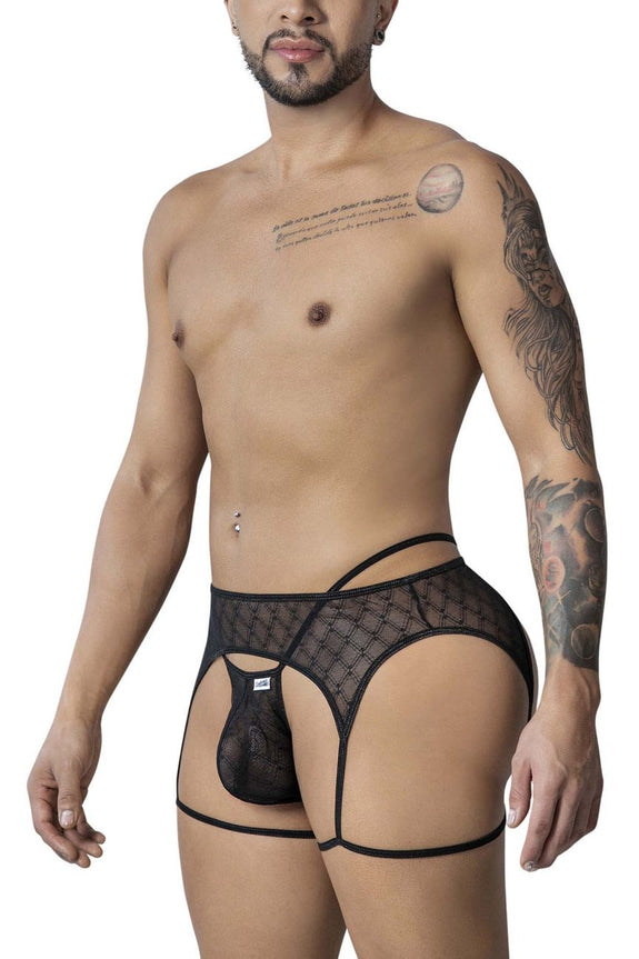 CandyMan 99898 Geometric Mesh Thongs