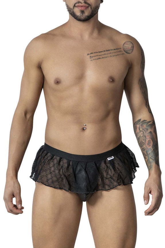 CandyMan 99901 Geometric Mesh Thongs