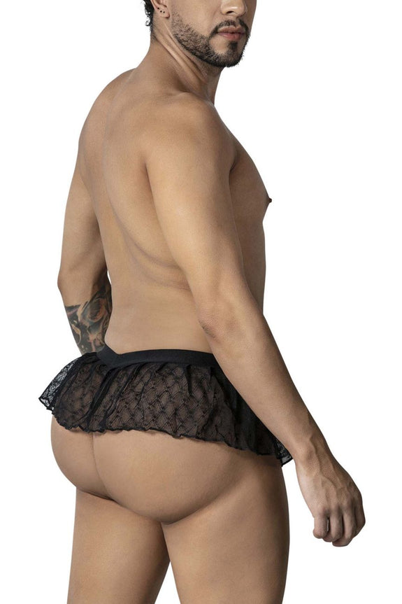CandyMan 99901 Geometric Mesh Thongs