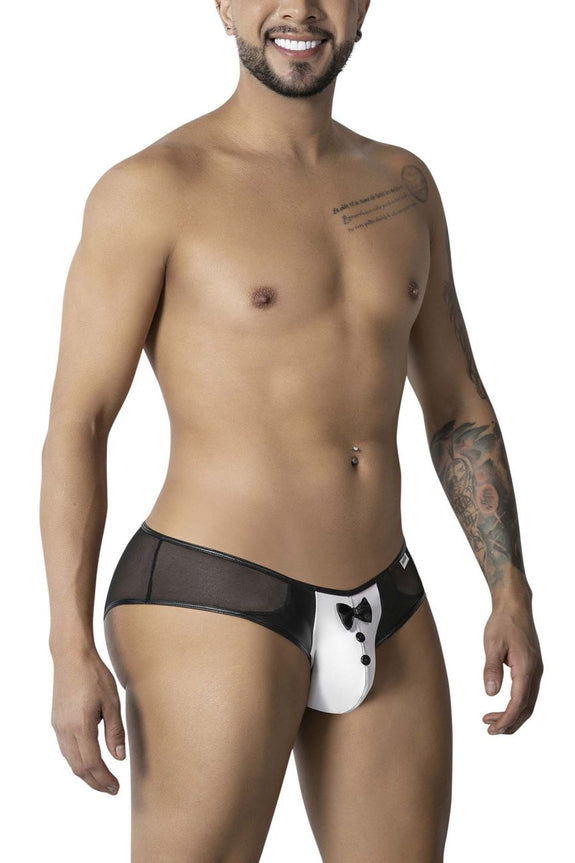 CandyMan 99919 Tuxedo Briefs - SomethingTrendy.com
