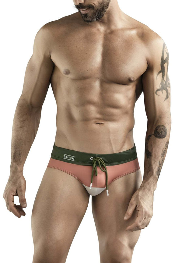 Clever 1802 Wave Swim Briefs - SomethingTrendy.com