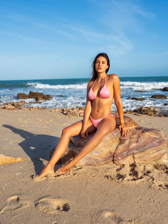 Mapale 67183 Triangle Cheeky Two-Piece Swimsuit Set - SomethingTrendy.com