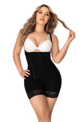 Mapale F503 Mid Leg Strapless Zip-Up Shapewear