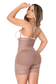 Mapale F503 Mid Leg Strapless Zip-Up Shapewear