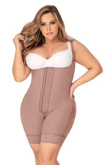 Mapale F504X Plus Size Low Back Mid Leg Shapewear