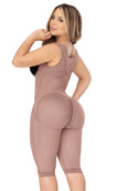 Mapale F506 Cross Back Support Knee Length Shapewear