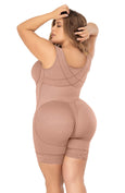 Mapale F508X Plus Size Cross Back Support Mid Length Shapewear