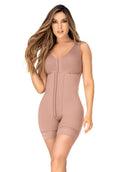 Mapale F509 Cross Back Support Mid Length Shapewear