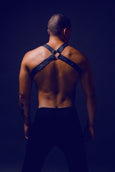 MaleBasics DMBL07 DNGEON Cross Cockring Harness