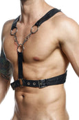 MaleBasics DMBL09 DNGEON Cross Chain Harness