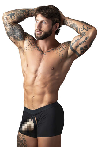 Male Power 162-304 Open Ended Moonshine Short Open Front Elastic Cock Ring