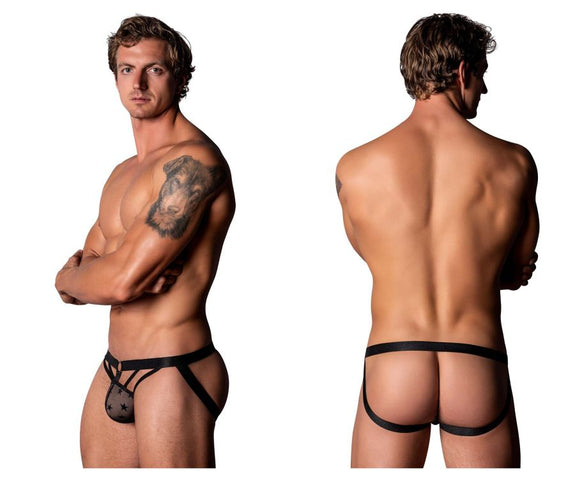 Male Power 386-291 Love Star Jock with Ring - SomethingTrendy.com