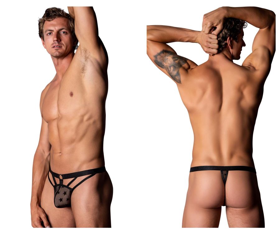 Male Power 416-291 Love Star Thong with Ring