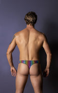 Male Power 421-297 Pack N Play Thong with Front Condom Pouch