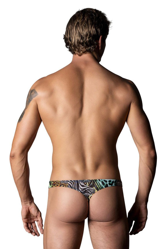 Male Power 439-295 Go Wild Thong with 2 Rings - SomethingTrendy.com