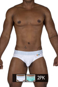 Private Structure EPUT4385 Pride 2PK Mid Waist Mini Briefs