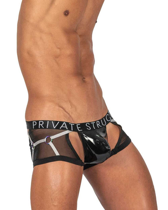 Private Structure LCUT4417 Alpha Low Waist Harness Trunks