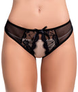 Mapale 115 Crotchless Lace And Mesh Panty - SomethingTrendy.com