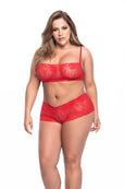 mapale 206X plus matching seamless bralette boyshorts set