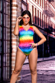 mapale 2692 pixel rainbow bodysuit