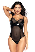 Mapale 2732 Meadow Sheer Wet Look Bodysuit