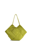 Taylor Contexture Leather Bag, Kiwi Green