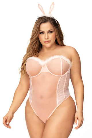 Mapale 60009X Legally Pink Bunny Sexy Costume Plus Size