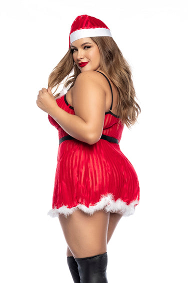 Mapale 60010X Mrs Claus Sexy Costume Plus Size