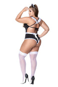 Mapale 6414X Plus Size French Maid Costume 3PC - SomethingTrendy.com