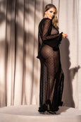 Mapale 7483X Curvy Heidi Long Mesh Robe