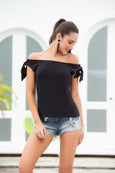 Mapale 9866 Gorgeous Off the Shoulder Top