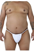 CandyMan 9586X Plus Size Basic Thong - SomethingTrendy.com