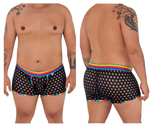 CandyMan 99511X Polka Mesh Trunks - SomethingTrendy.com