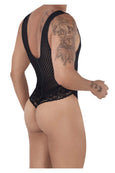 CandyMan 99522 Lace-Mesh Bodysuit Thong - SomethingTrendy.com