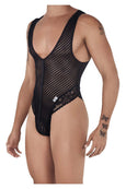 CandyMan 99522 Lace-Mesh Bodysuit Thong - SomethingTrendy.com