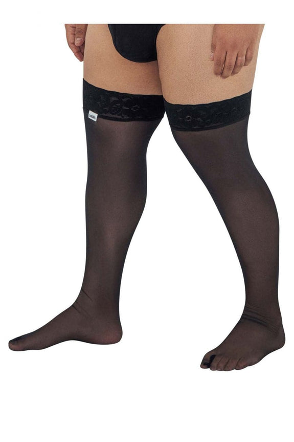 CandyMan 99533X Mesh Thigh Highs - SomethingTrendy.com