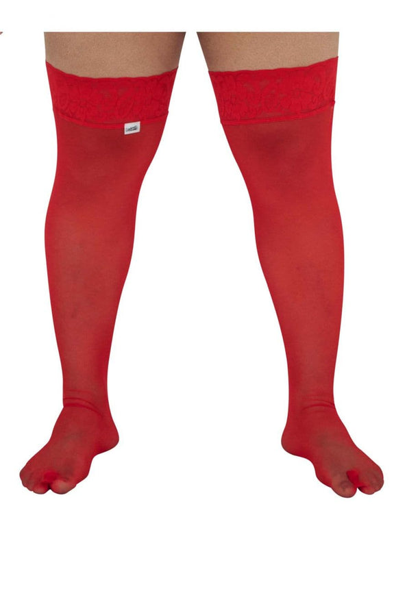 CandyMan 99533X Mesh Thigh Highs - SomethingTrendy.com