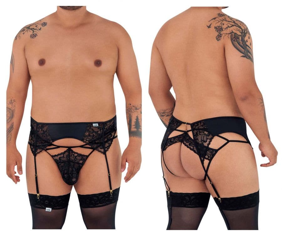 CandyMan 99550X Lace Garter-Jockstrap Outfit - SomethingTrendy.com