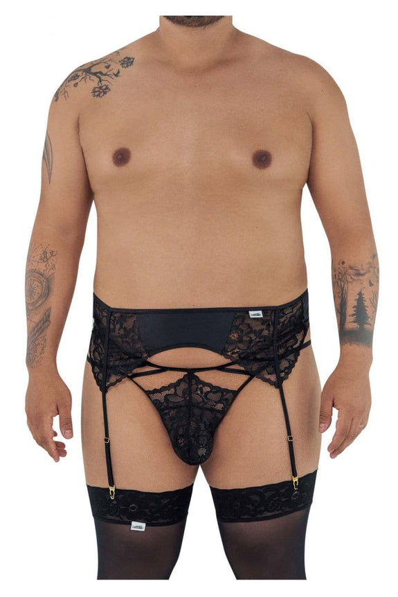 CandyMan 99550X Lace Garter-Jockstrap Outfit - SomethingTrendy.com
