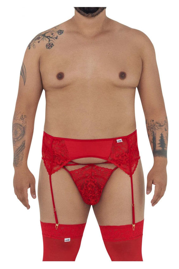 CandyMan 99550X Lace Garter-Jockstrap Outfit - SomethingTrendy.com