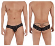 CandyMan 99551 Lace Peekaboo Briefs - SomethingTrendy.com