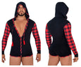 CandyMan 99575 Hoodie Bodysuit - SomethingTrendy.com