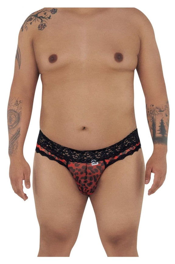 CandyMan 99596X Mesh-Lace Thongs - SomethingTrendy.com