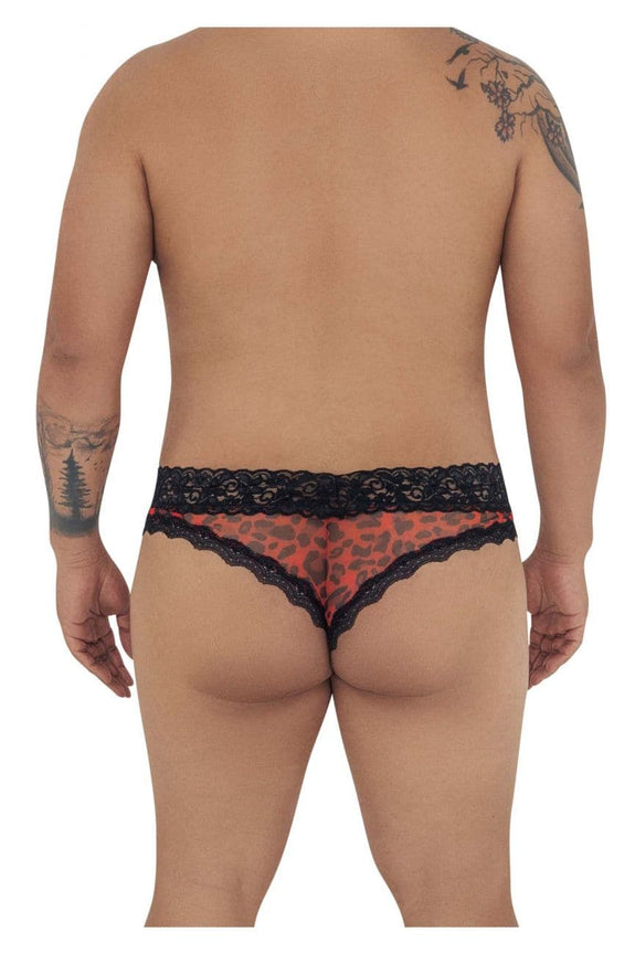 CandyMan 99596X Mesh-Lace Thongs - SomethingTrendy.com