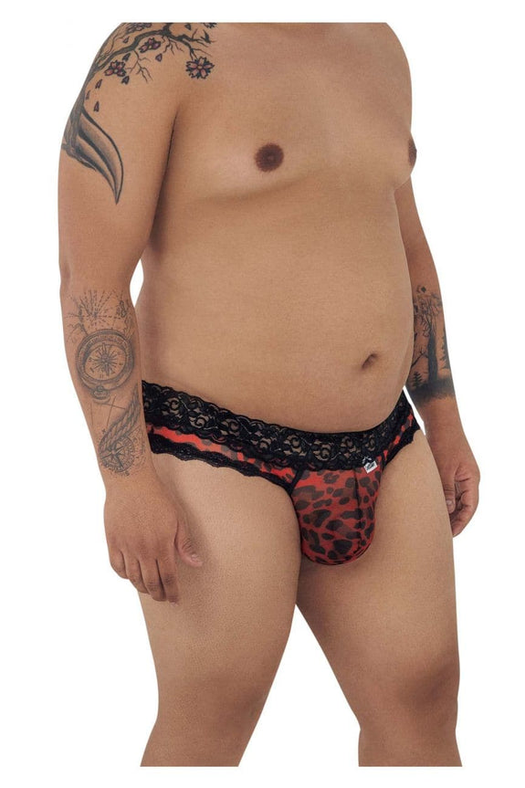CandyMan 99596X Mesh-Lace Thongs - SomethingTrendy.com