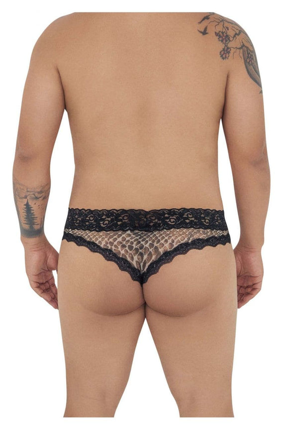 CandyMan 99596X Mesh-Lace Thongs - SomethingTrendy.com