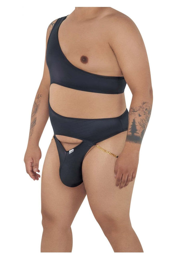 CandyMan 99597X One Shoulder Bodysuit - SomethingTrendy.com