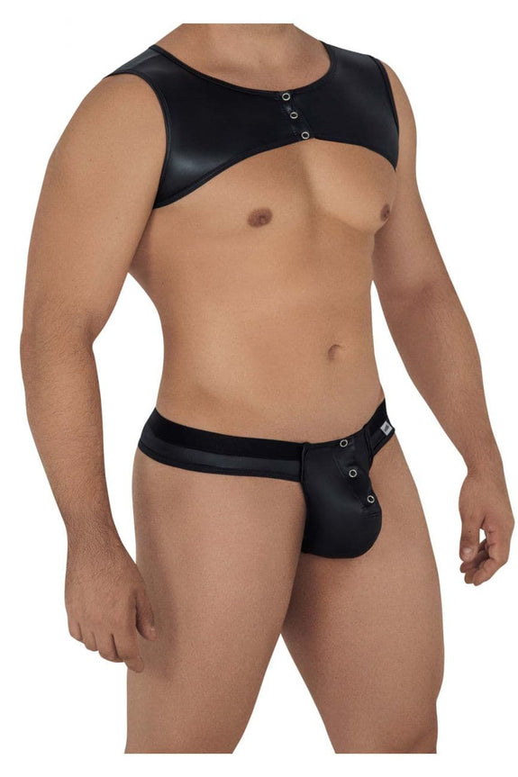 CandyMan 99612 Harness Thong Outfit - SomethingTrendy.com